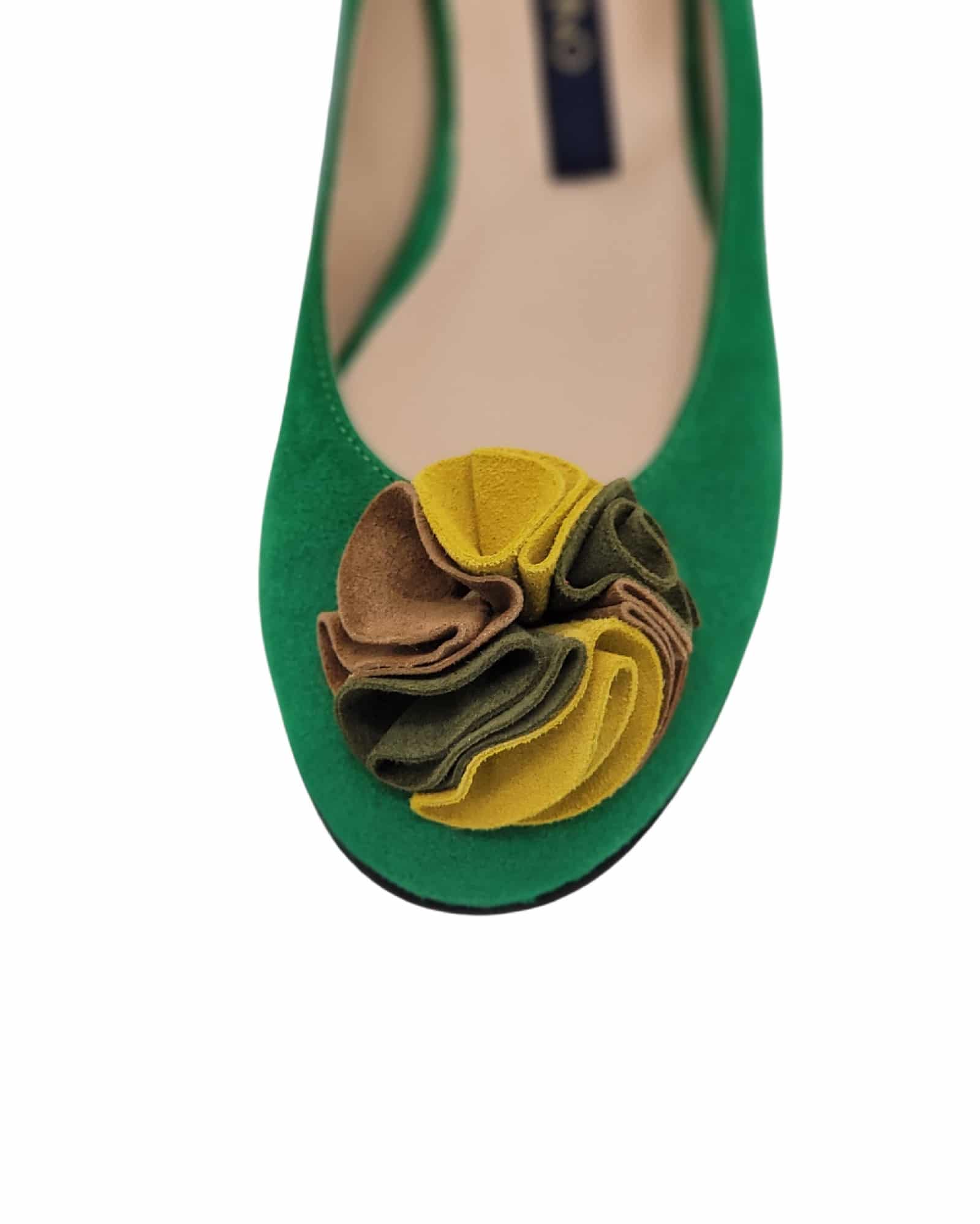 Balerini cu varf rotund Cruz Green