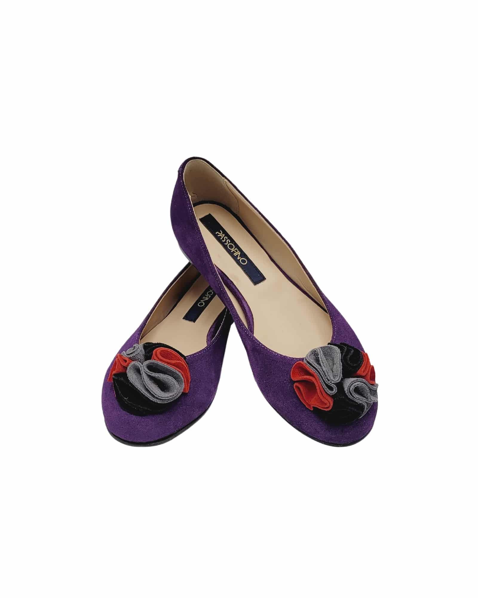 Balerini cu varf rotund Cruz Mauve