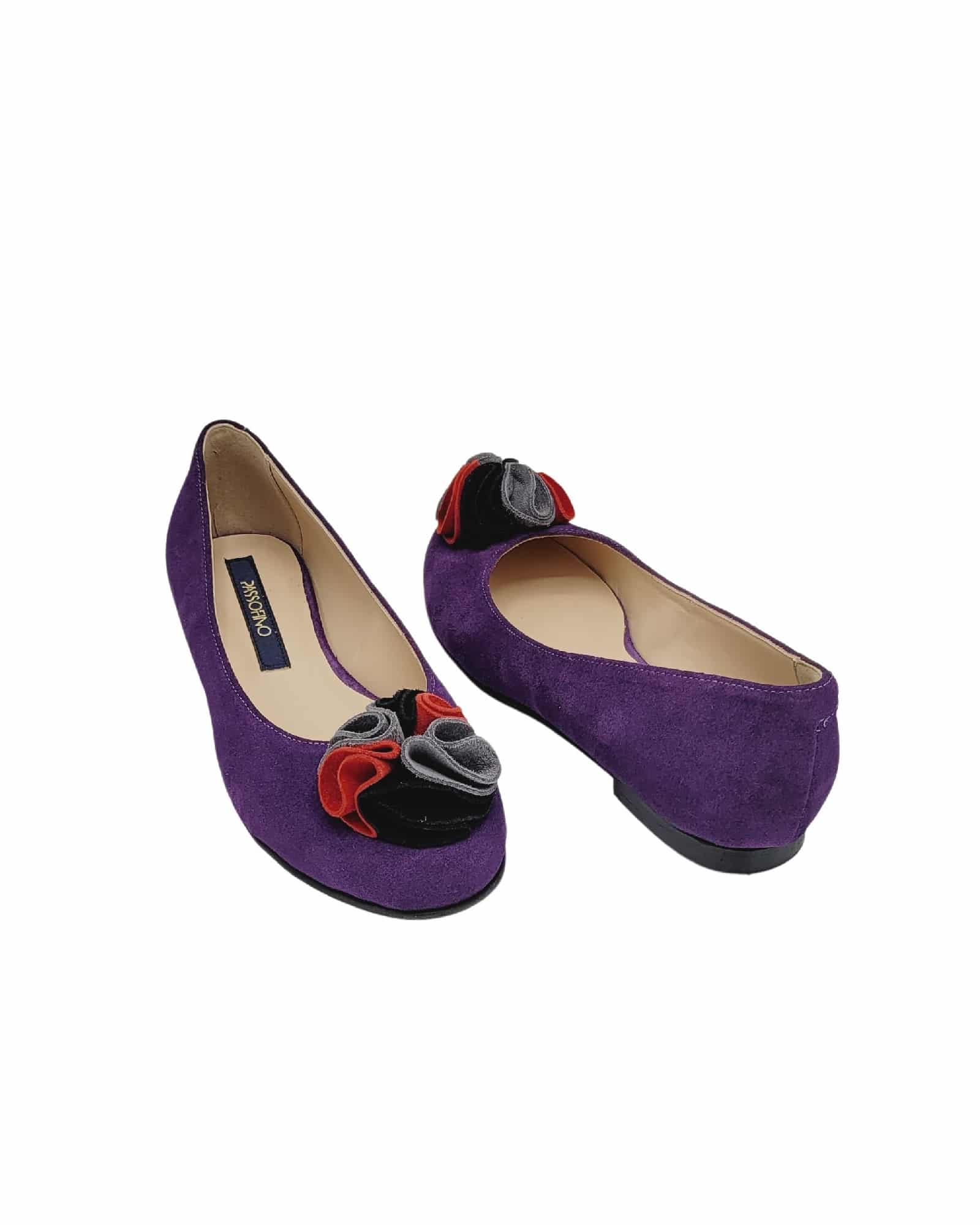 Balerini cu varf rotund Cruz Mauve
