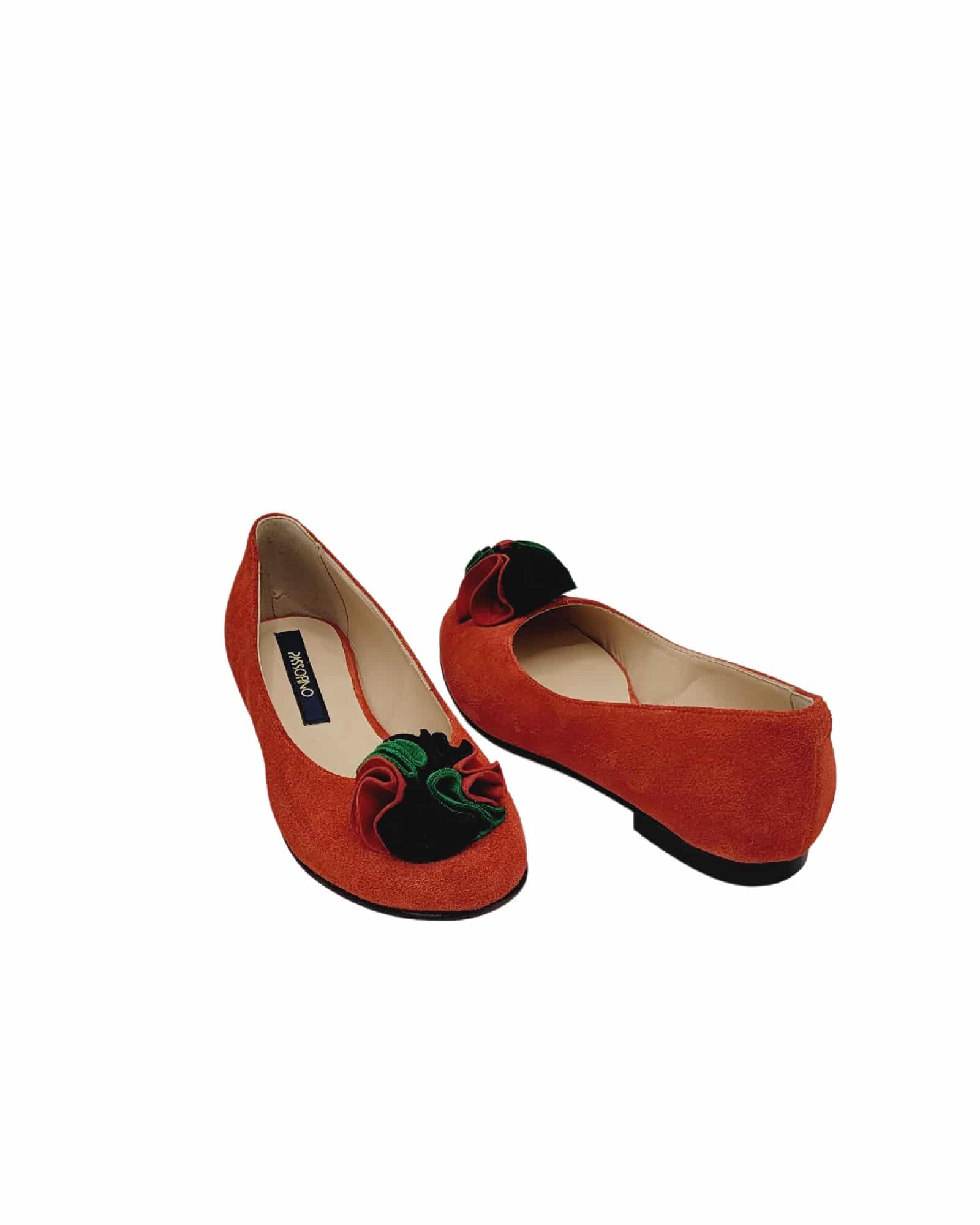 Balerini cu varf rotund Cruz Red