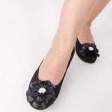 Balerini cu varf rotund Mellie Black