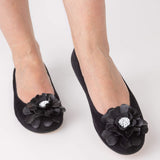 Balerini cu varf rotund Mellie Black