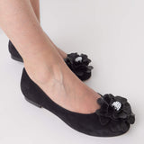 Balerini cu varf rotund Mellie Black