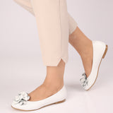 Balerini cu varf rotund Mellie White