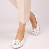 Balerini cu varf rotund Mellie White