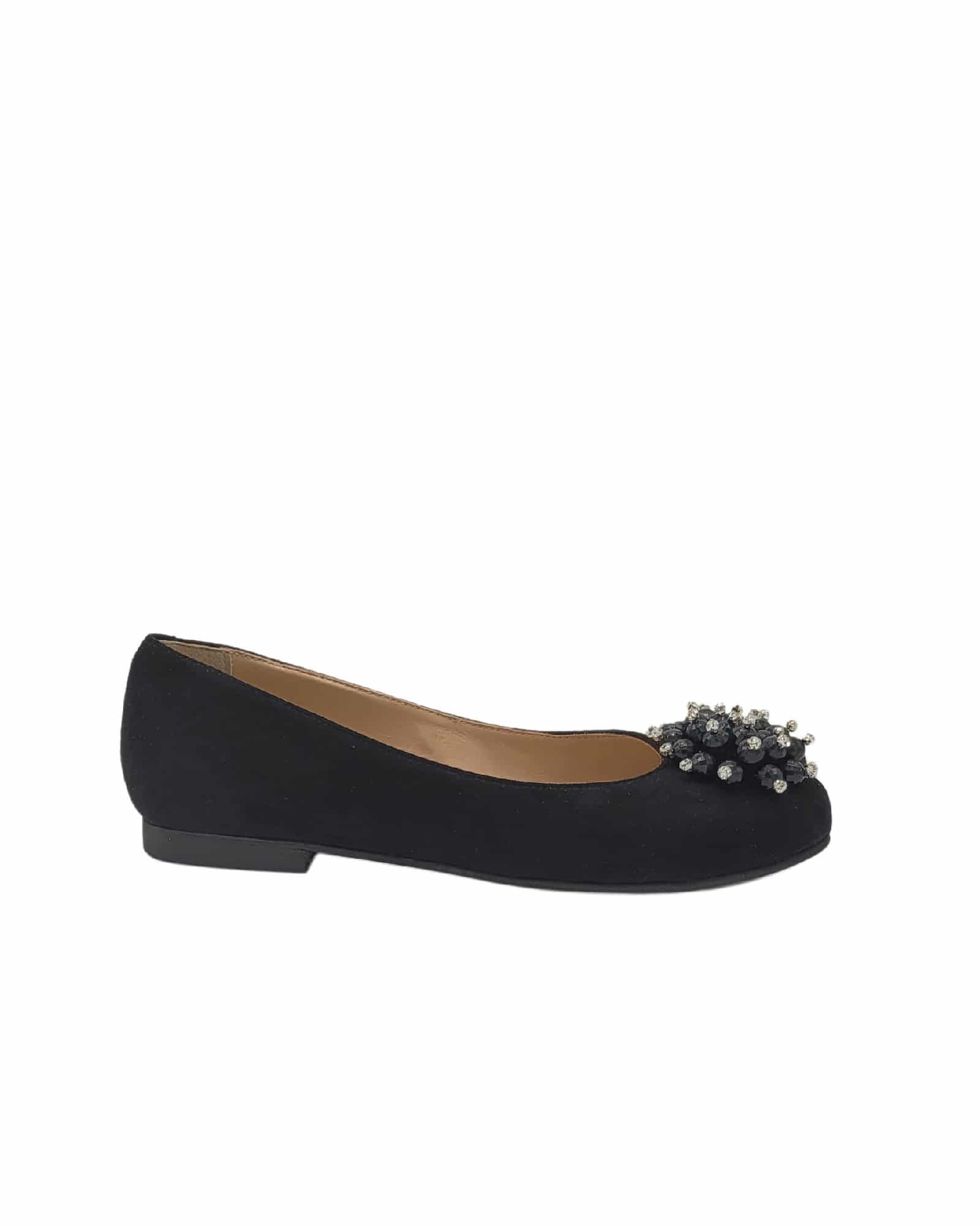 Balerini cu varf rotund Mirya Black