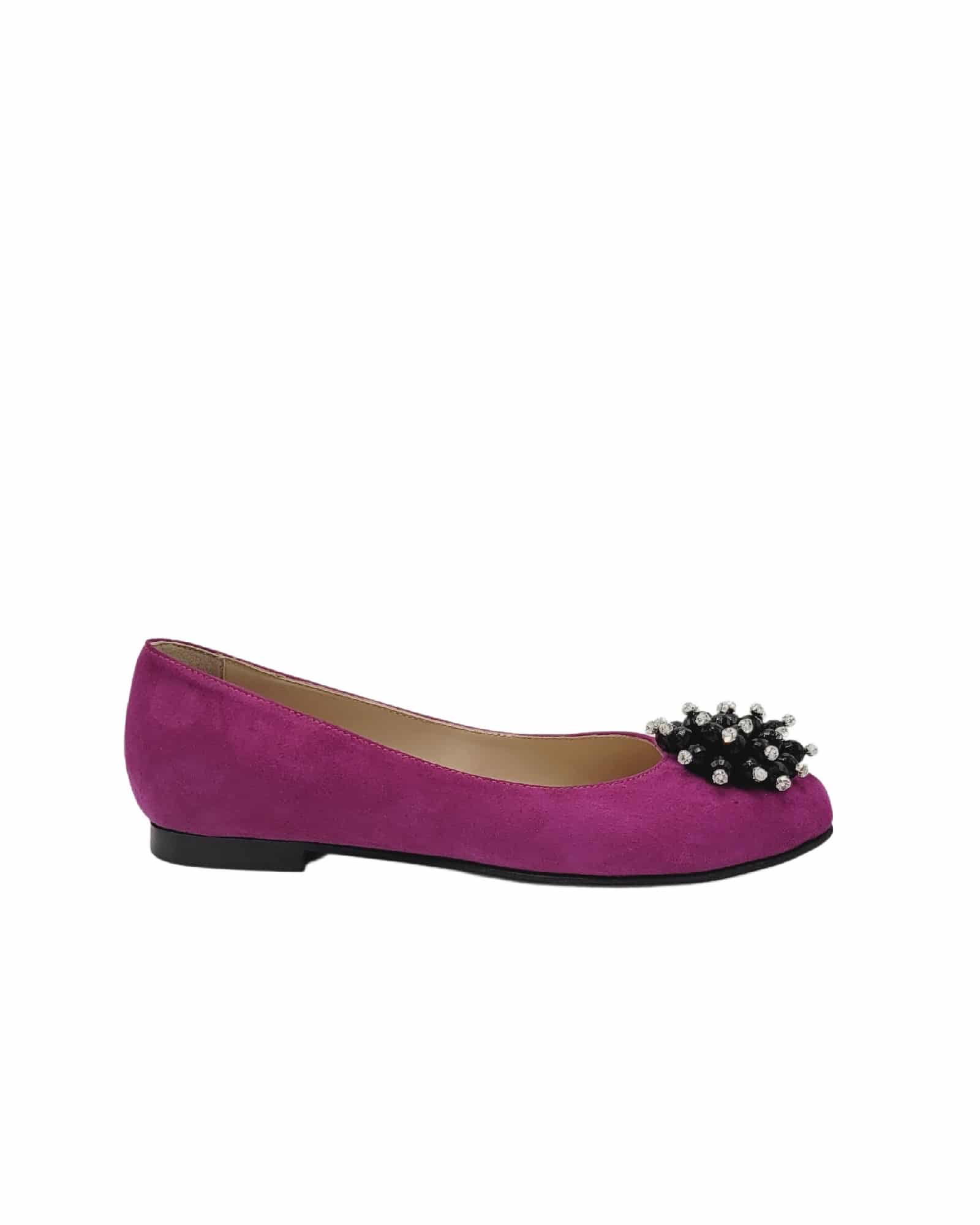 Balerini cu varf rotund Mirya Fuchsia