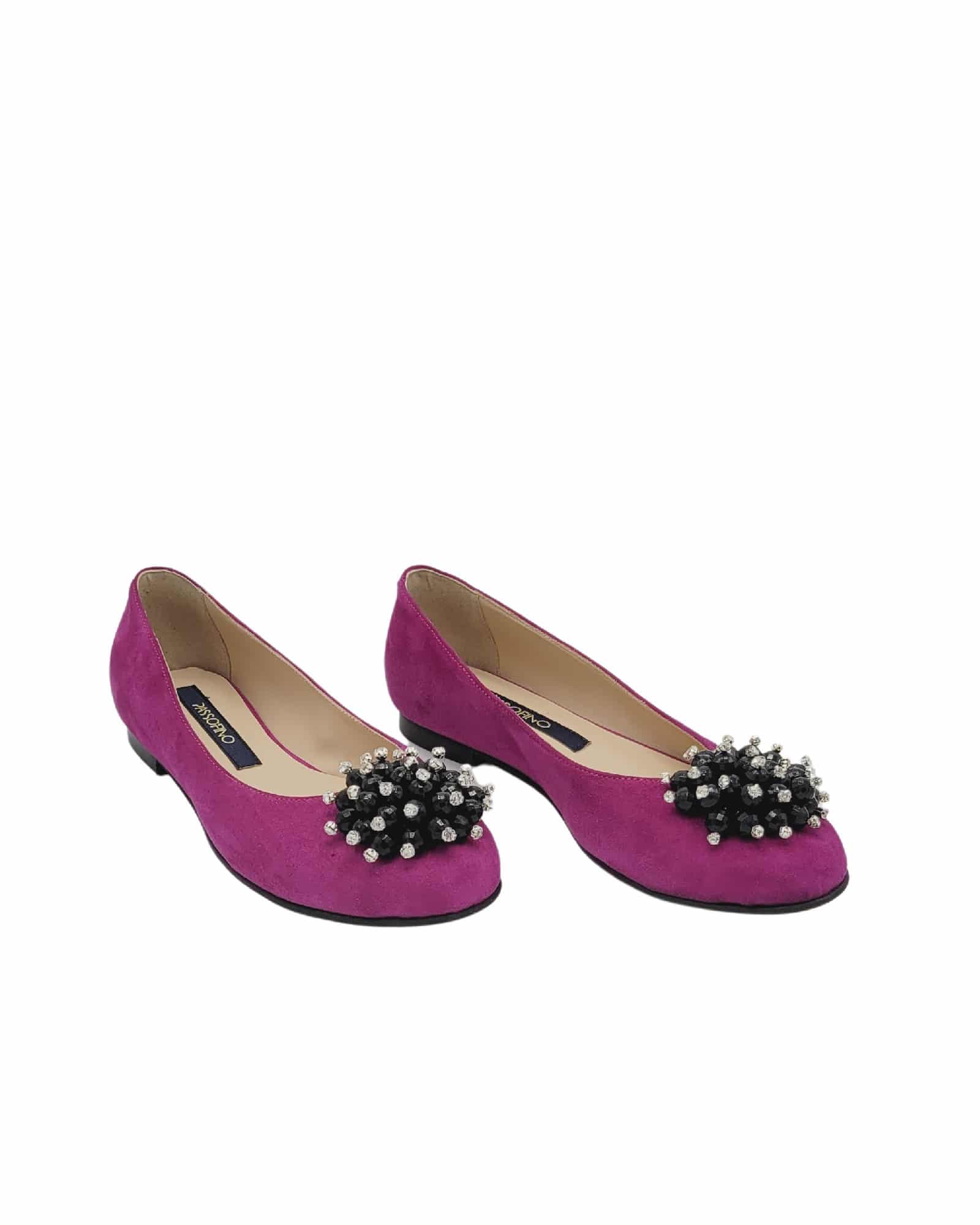 Balerini cu varf rotund Mirya Fuchsia