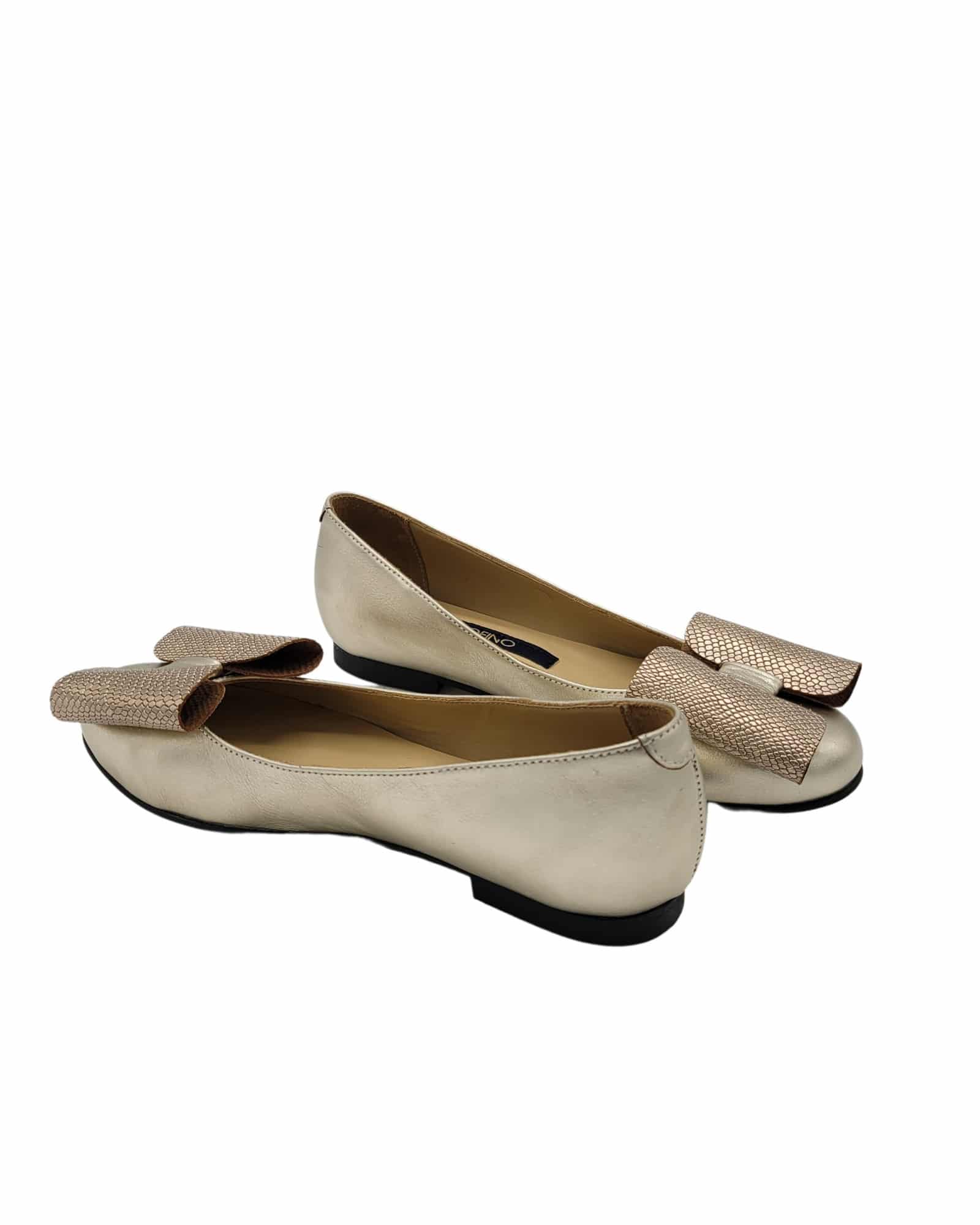 Balerini cu varf rotund Selene Gold