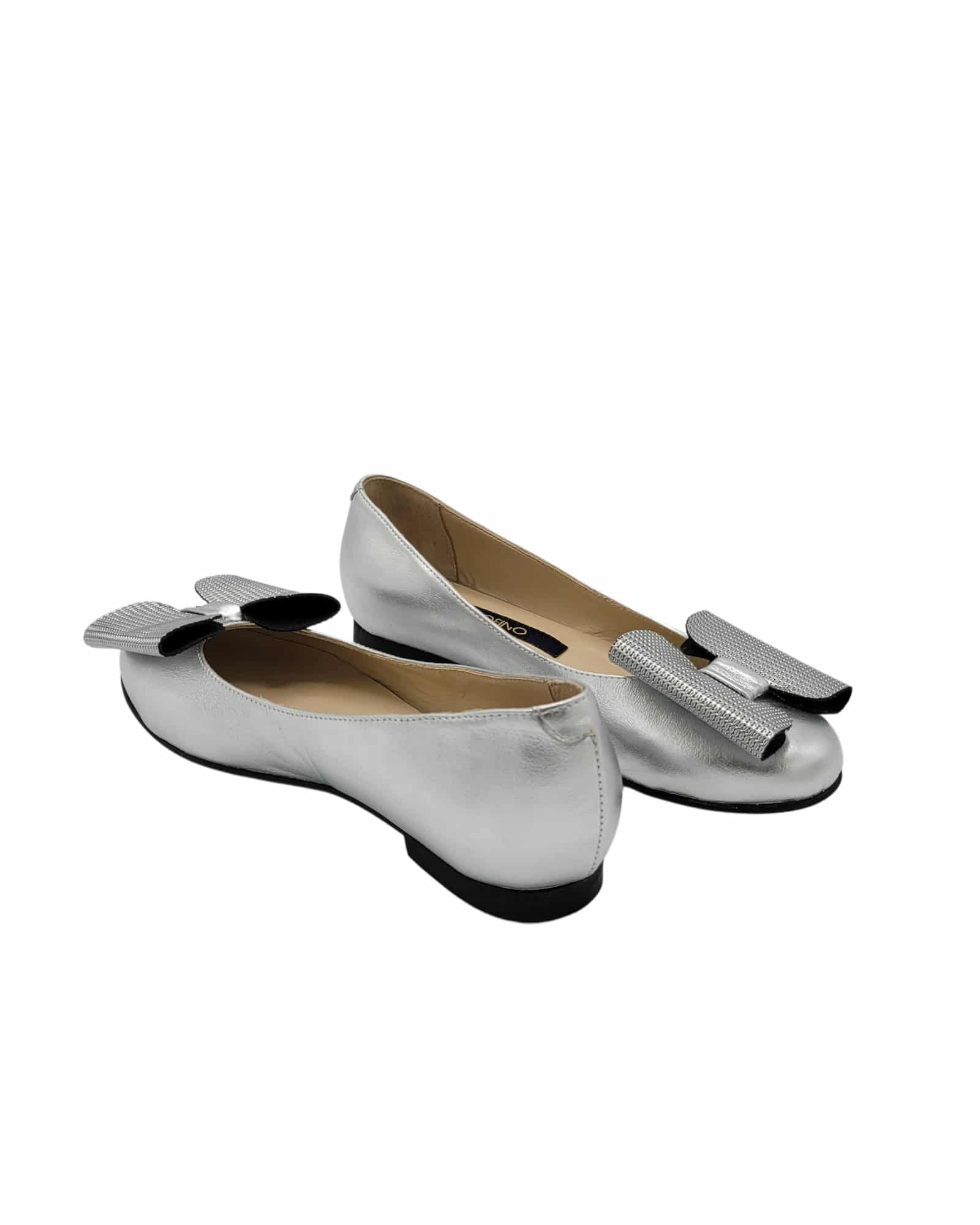 Balerini cu varf rotund Selene Silver