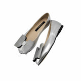 Balerini cu varf rotund Selene Silver