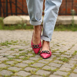 Balerini decupati la spate Anin Fuchsia