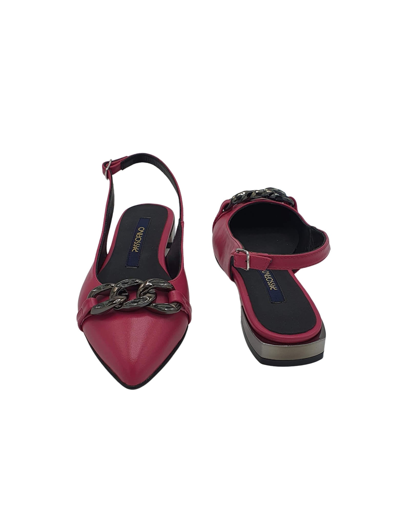 Balerini decupati la spate Anin Fuchsia
