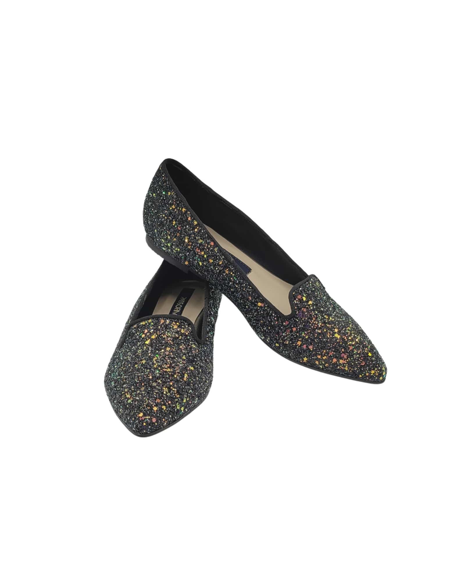 Balerini din glitter Zina Multicolor