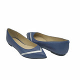 Balerini din piele blue PF1084-38