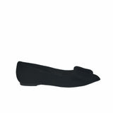 Balerini din piele intoarsa cu accesoriu PF1084-37 negru