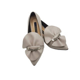 Balerini din piele moale Aretha Grey