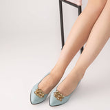 Balerini din piele PF531-21 mint