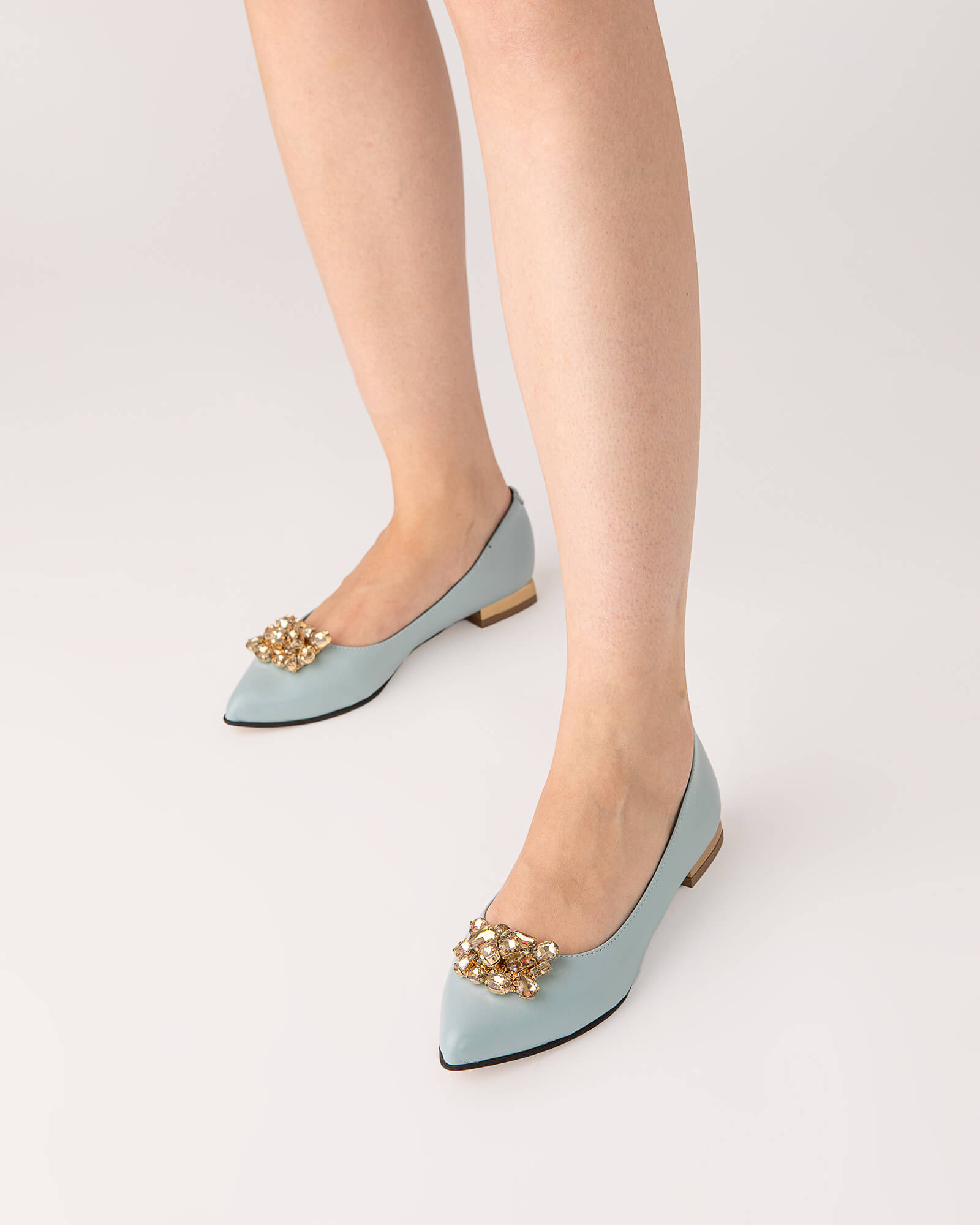 Balerini din piele PF531-21 mint