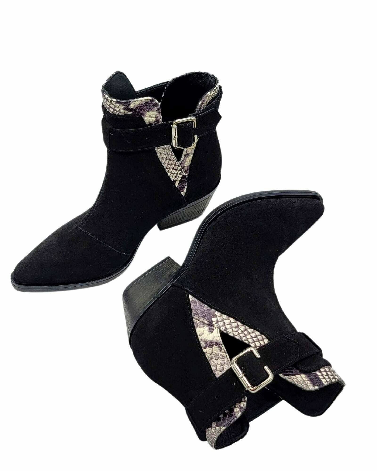 Ciocate cu catarama PF0354-19 negru