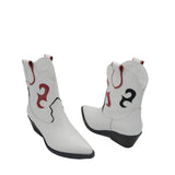 Ciocate din piele bizonata Isola White