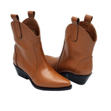Ciocate din piele coniac Alicia