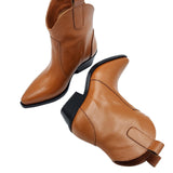 Ciocate din piele coniac Alicia