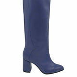 Cizme burlan sub genunchi PF348-1 blue