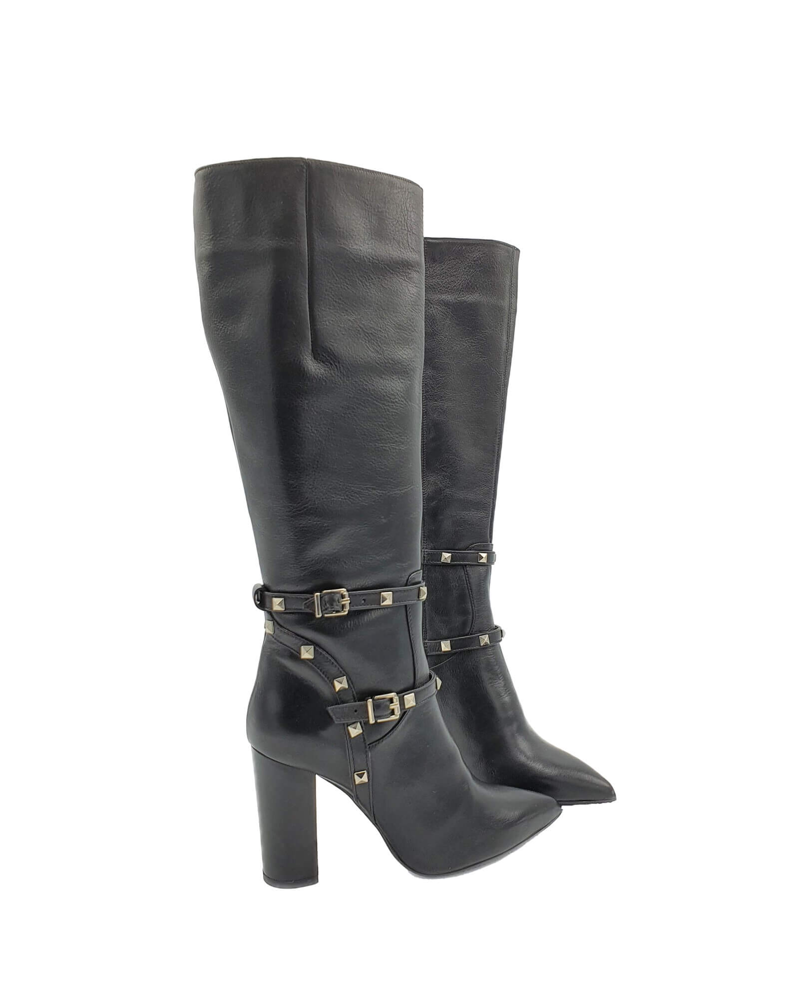 Cizme elegante negre Milano