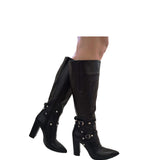 Cizme elegante negre Milano