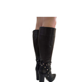 Cizme elegante negre Milano