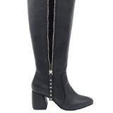 Cizme elegante reglabile PF0166-24 negru
