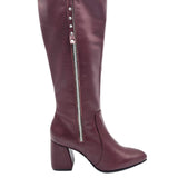 Cizme elegante reglabile PF0166-24 visiniu