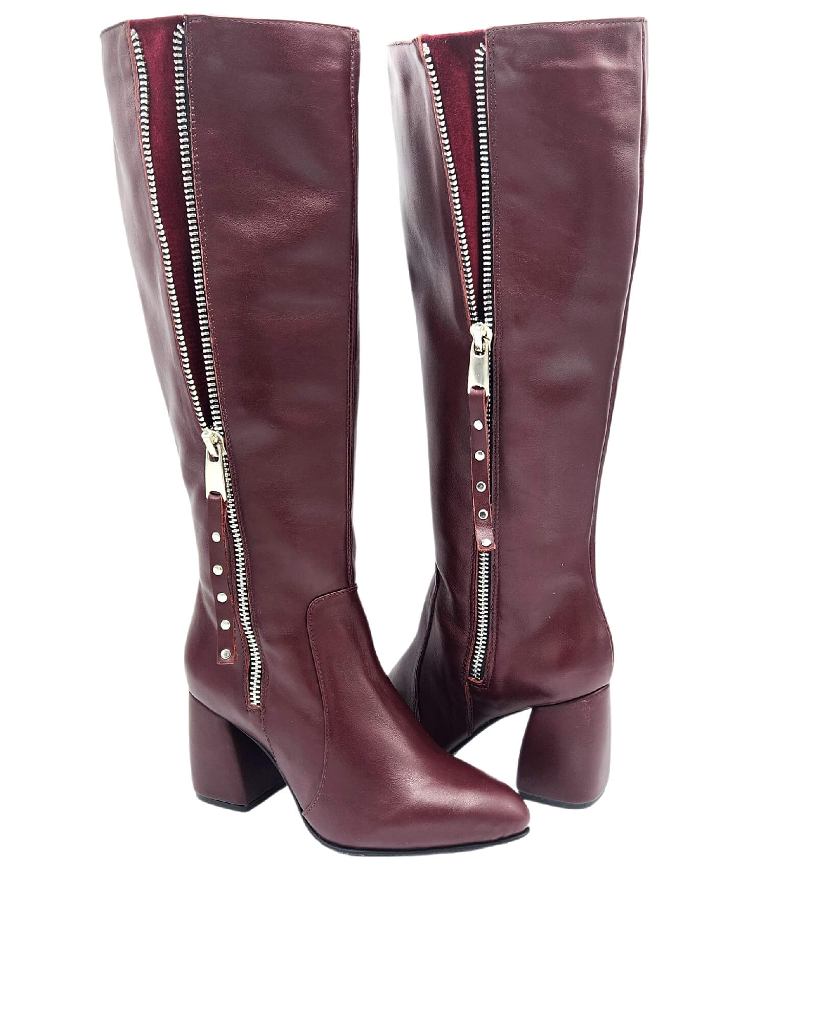 Cizme elegante reglabile PF0166-24 visiniu