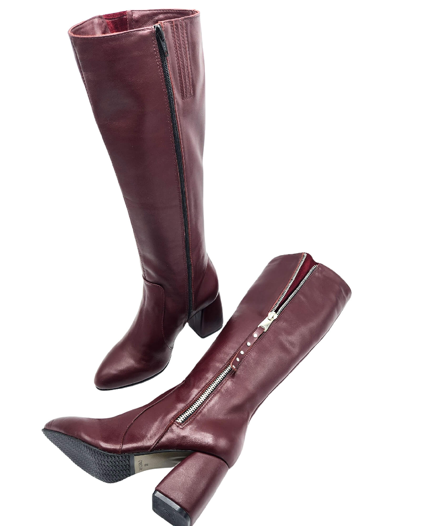 Cizme elegante reglabile PF0166-24 visiniu