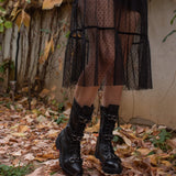 Cizme scurte casual PF56300-19 negru