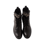 Ghete cu aplicatii metalice Loisa Black