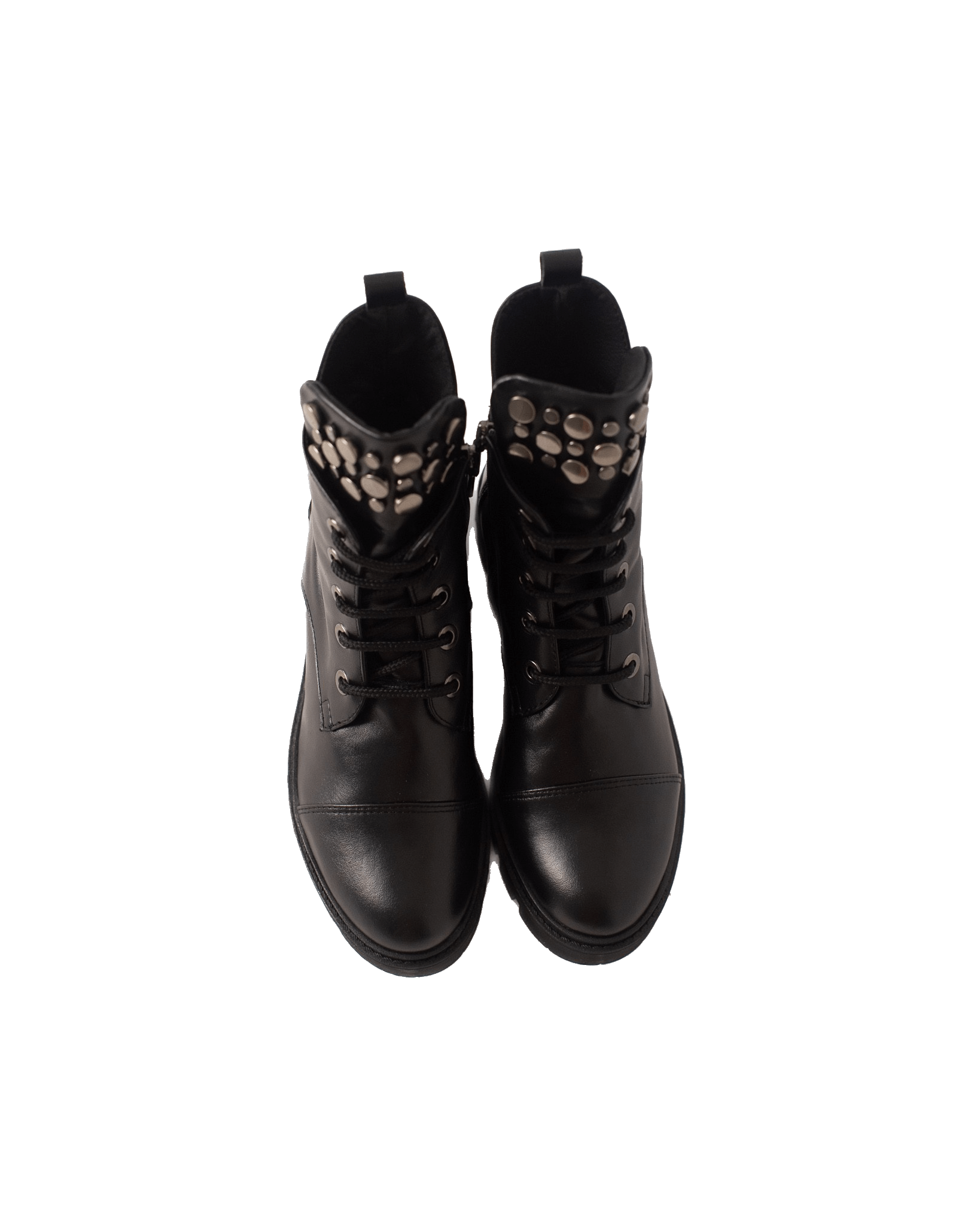 Ghete cu aplicatii metalice Loisa Black
