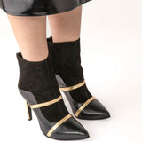 Ghete cu toc stiletto Elegance black