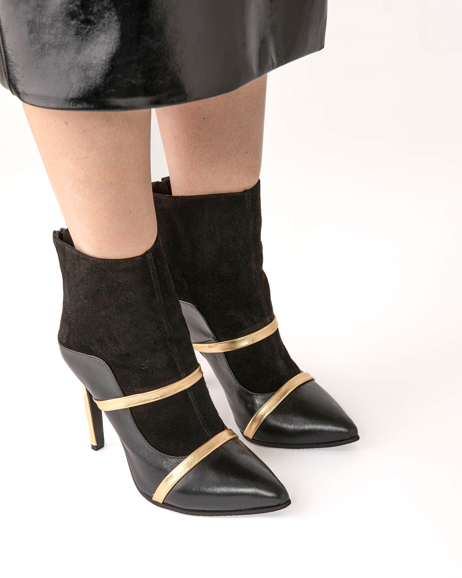 Ghete cu toc stiletto Elegance black