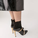Ghete cu toc stiletto Elegance black