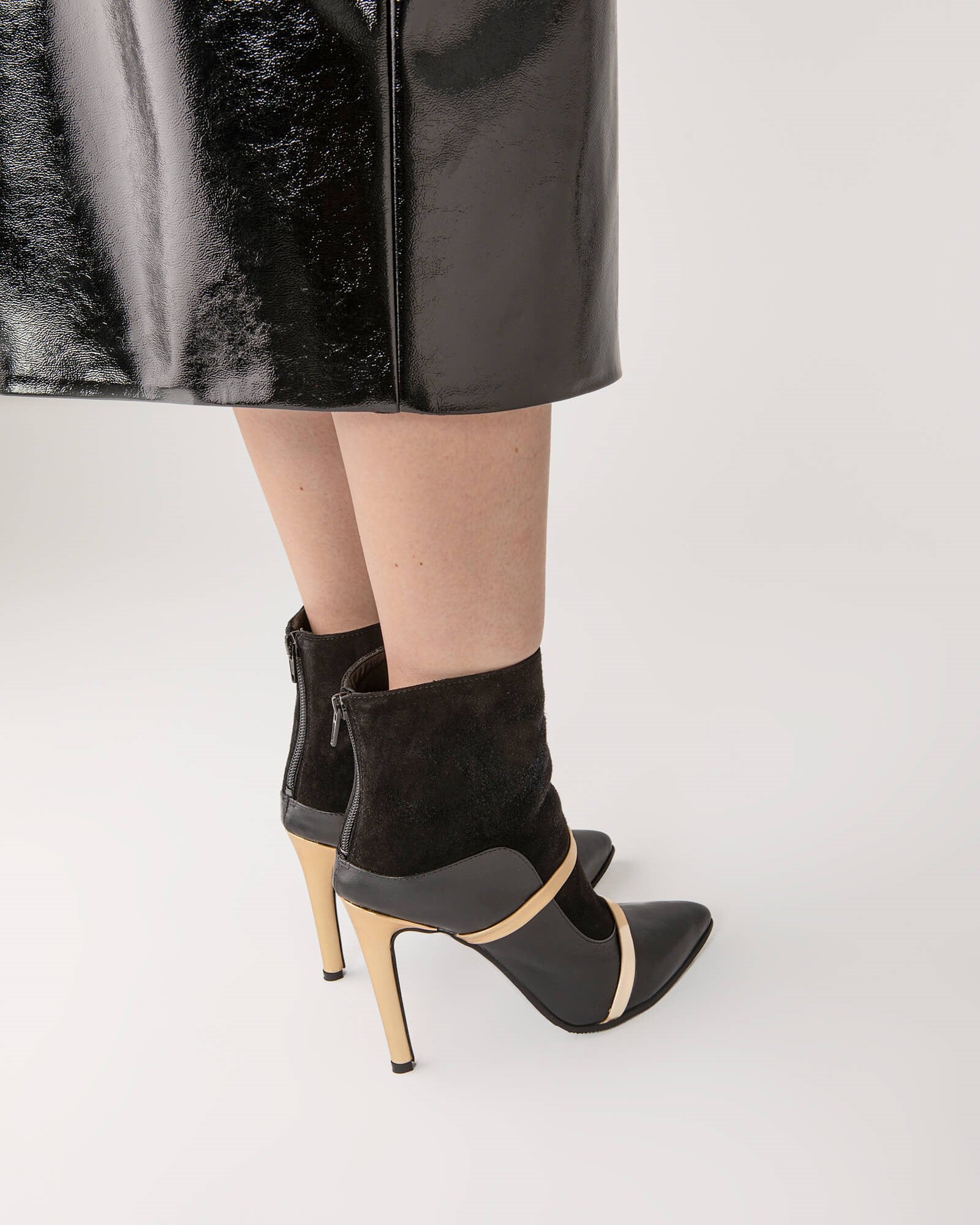 Ghete cu toc stiletto Elegance black