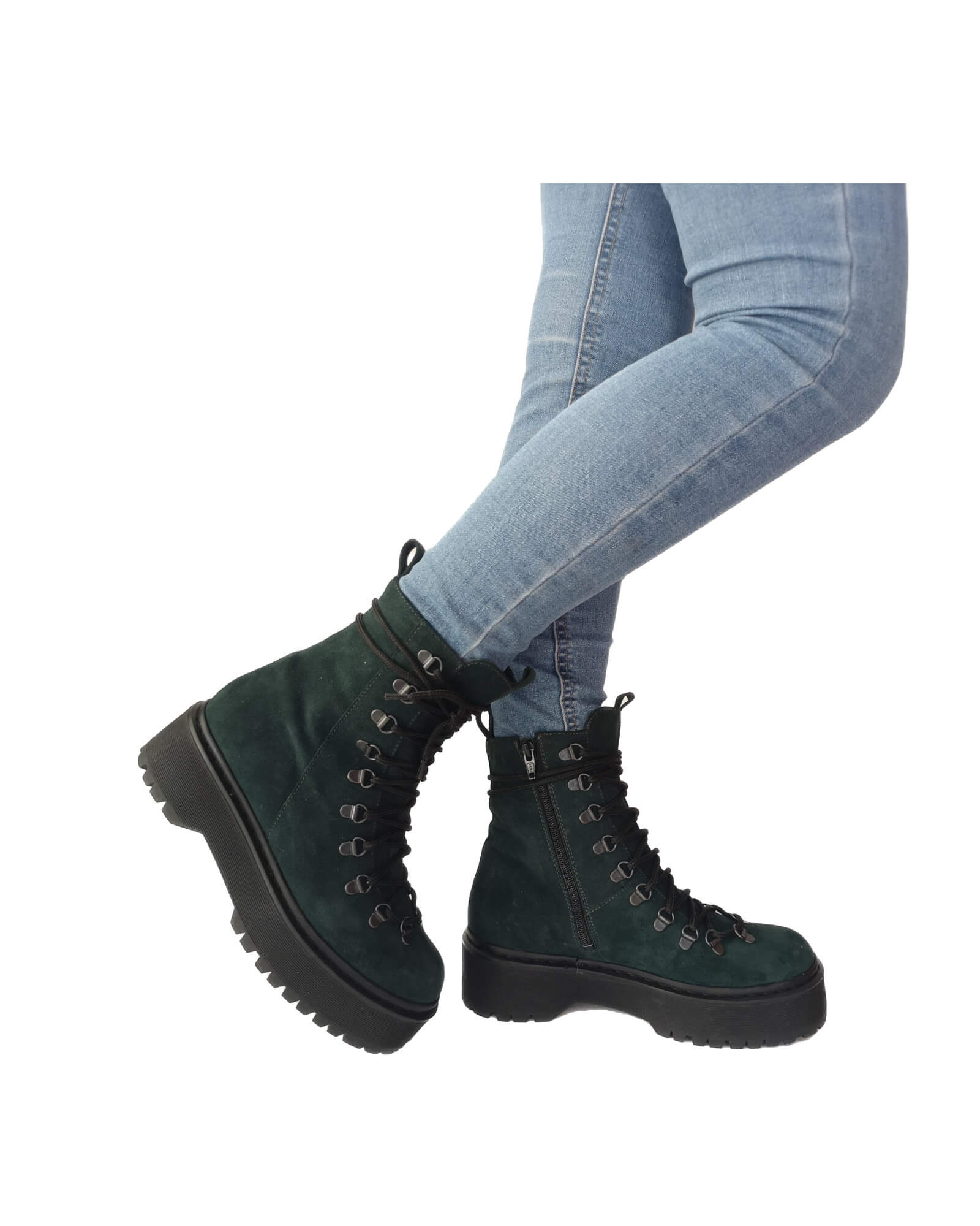 Ghete dama cu siret Ibiza Green