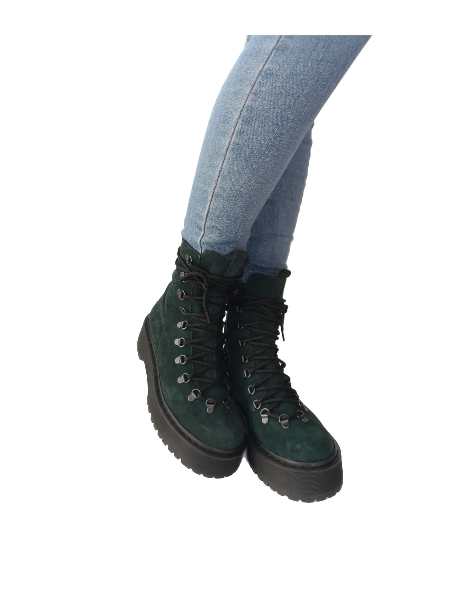 Ghete dama cu siret Ibiza Green