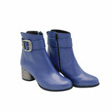 Ghete din piele blue PF002-5