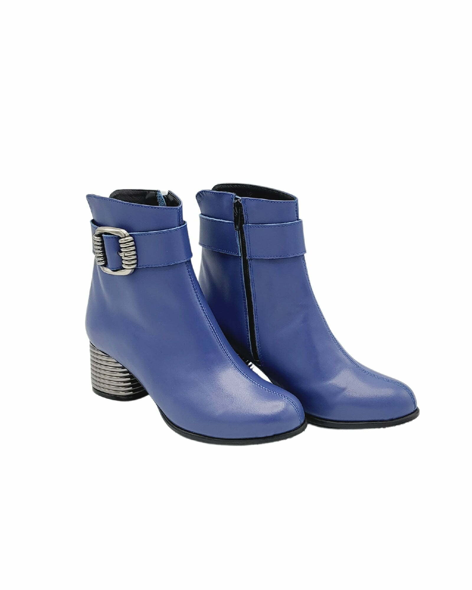 Ghete din piele blue PF002-5