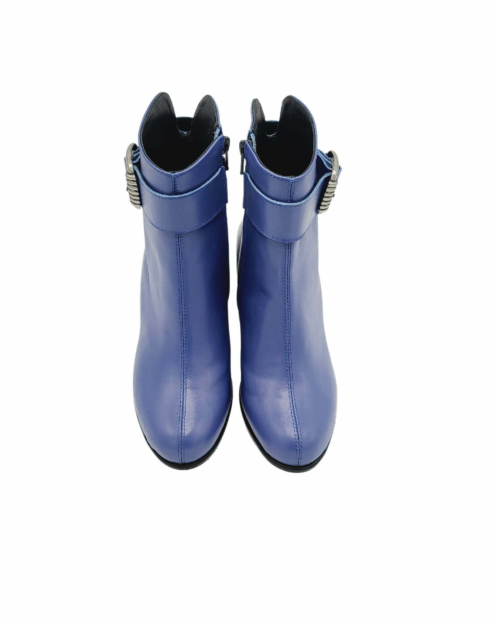 Ghete din piele blue PF002-5
