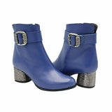 Ghete din piele blue PF002-5