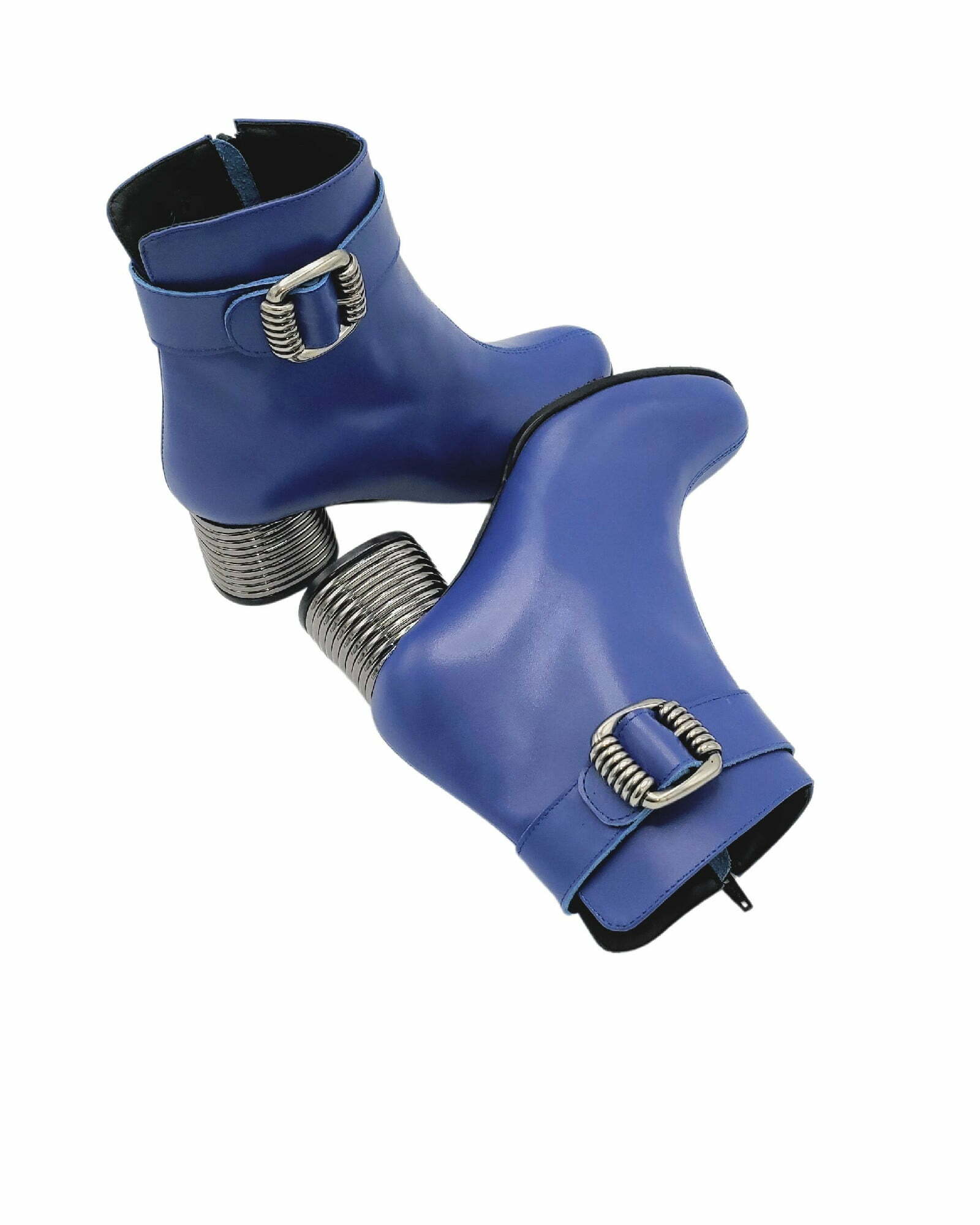 Ghete din piele blue PF002-5