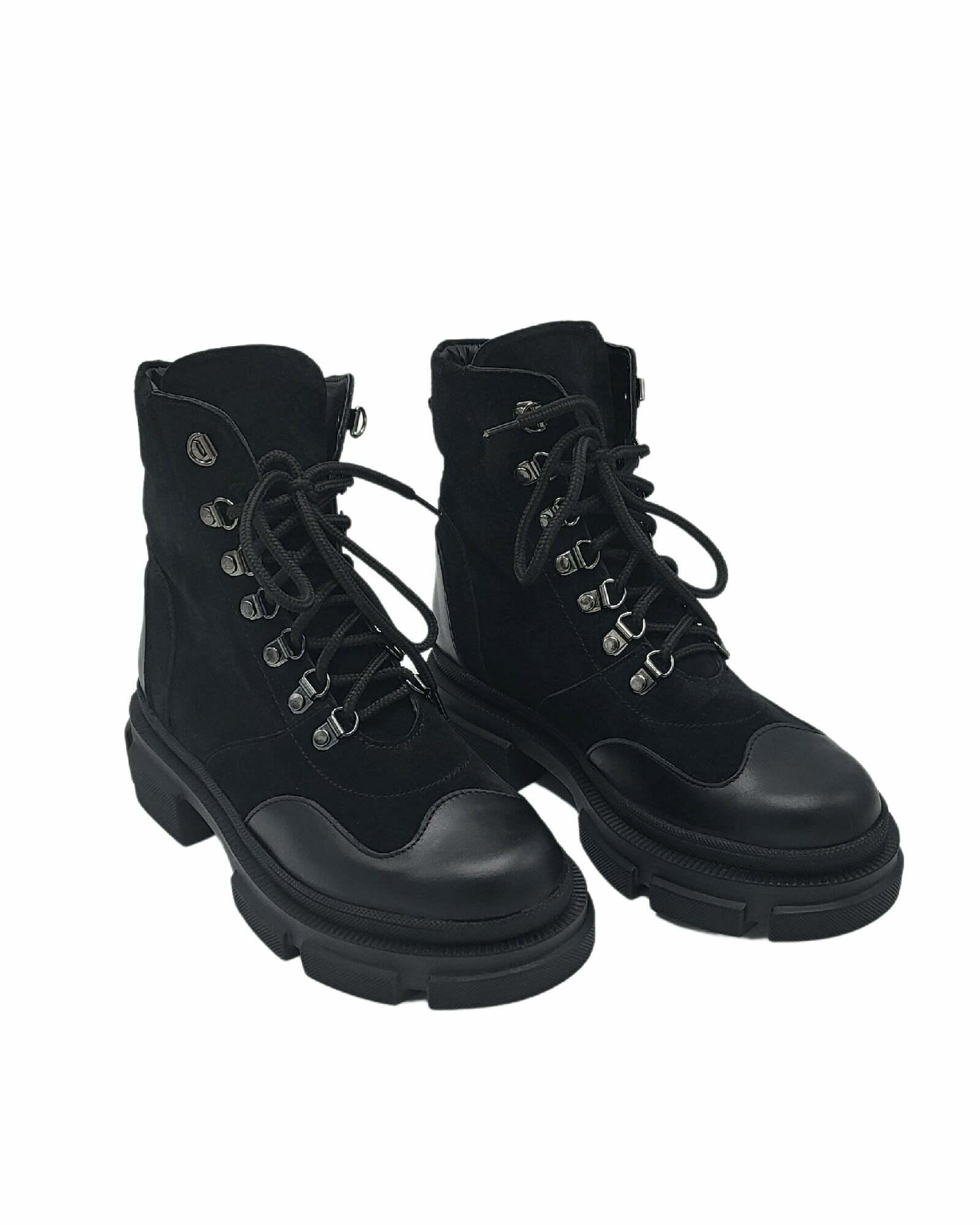 Ghete din piele intoarsa neagra ChaosPassofino